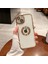 iPhone 13 Kılıf 5d Kamera Lens Korumalı Logo Gösteren Kenarları Renkli Arkası Şeffaf Silikon 1