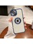iPhone 13 Kılıf 5d Kamera Lens Korumalı Logo Gösteren Kenarları Renkli Arkası Şeffaf Silikon 1