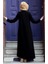 Medine Ipeği Tesettür Pile Detaylı Ferace MDC-0165 Siyah 5