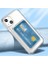 Apple iPhone 14 ile Uyumlu Kartlıklı Kartvizitli Şeffaf Telefon Kılıfı 2