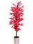 Fuşya Bahar Dalı 140 cm Yapay Ağaç 20X20 Metal Saksı 1