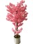 Kırık Pembe Bahar Dalı 180 cm 30X30 Metal Saksı 3