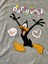 24X19 cm Ütü Ile Yapışan Daffy Duck Baskı Transfer Baskı Aplike Arma 1
