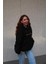 Cosmos Canada Renkli Oversize Hoodie Siyah 1