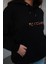 Cosmos Canada Renkli Oversize Hoodie Siyah 4
