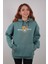 Unisex Oversize Hoodie Star Mickey Mouse Write Mint Green 1