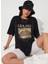 Kadın Tasmania Baskılı Oversize T-Shirt 1