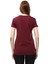 Kadın %100 Pamuk T-Shirt Mulıer Bordo 4