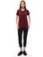 Kadın %100 Pamuk T-Shirt Mulıer Bordo 5