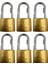 Ymk Kancalı Asma Kilit Uzun Sarı 50 mm 1 Paket (6 Adet) 1