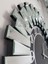 Güneş Silver Latin Black Model Gümüş Siyah Renk 85 Cm Dekoratif Aynalı Duvar Saati 6