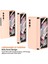 Samsung Galaxy Z Fold3 5g Pembe Için Tam Vücut Tpu Menteşe Flip Kılıf (Yurt Dışından) 3