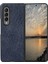 Samsung Galaxy Z Fold3 5g Çılgın At Doku Kılıfı Mavi (Yurt Dışından) 1