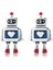 Robot S925 Sterling Silver Earrings (Yurt Dışından) 1