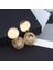 Geometrik Asılı Dangle Küpe (Gold) (Yurt Dışından) 1
