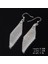 Moda Kraliçe Mizaç Rhombus Örgü Küpe (Gümüş) (Silver) (Yurt Dışından) 4