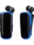 K39 Titreşimli Uyarı Giyim Klipsleri Eller Bluetooth Kulaklık Siyah (Yurt Dışından) 1