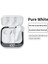 K08 Wiress Bluetooth 5.0 Stereo Binaural Kulaklık Beyaz (Yurt Dışından) 4