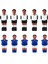 10X Foosball Erkekler Futbol Oyuncuları Oyuncaklar Masa Futbolu Erkek Oyuncu Oyuncakları (Yurt Dışından) 5