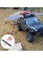 1:10 1: 8 Çatı Üst Çadır Tente + Bagaj Net SCX10 Trx4 D90 Için Paletli Araba Siyah Kırmızı (Yurt Dışından) 3