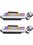 2pcs Araba Işığı Otomobil Gündüz Günü Bisiklet Otomatik Renkli (Yurt Dışından) 2