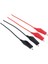 4 Lot Konserve Kuyruk Kelepçe Tel Konektörü 16 # Silikon 12 cm 2 Renk Seti (Yurt Dışından) 1