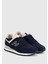 Lacivert Deri Erkek Sneaker 2