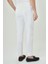 Erkek 4 Cep Spor Pantolon BEYAZ PNS23Y23109_D01 2