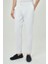 Erkek 4 Cep Spor Pantolon BEYAZ PNS23Y23109_D01 4