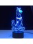 Şekil Sevimli Çizgi Köpek Bebek Nightlight Renkli T Ebeveyn (Yurt Dışından) 1