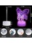 Unicorn 3D Illüzyon LED Masa Lambası Gece Ebeveyn (Yurt Dışından) 4