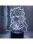 Genshin Impact 3D Anime Illusion Night Light Ebeveyn (Yurt Dışından) 3