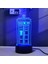 Tardis 3D Illusion LED Neon Gece Lambası Rgb 16 Col Mavi (Yurt Dışından) 1