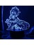 Clyartps-Anime Genshin Impact Keqing 3D Night Lamp Ebeveyn (Yurt Dışından) 1