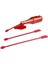 3 Adet Mini Silikon Spatula Seti Minik Spatula Mini Kavanoz Sıyırıcı Makyaj Kırmızısı (Yurt Dışından) 4
