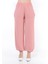 Kadın Beli Lastikli Şalvar Pantolon Toz Pembe 4
