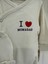 I Love Mom & Dad Çizgili Organik Kumaş 3'lü Unisex Bebek Şapka Zıbın Pantolon Takım 2