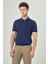 Basic Polo Yaka Lacivert Triko Erkek T-Shirt TR23Y23106_39 1