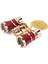1 Adet Opera Gözlük Dürbünleri Tiyatro Gözlükleri Mini Dürbün Kompakt Kırmızı Zincirli 3x25 Cm (Yurt Dışından) 2