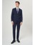 Modern Fit Mono Yaka 2 Düğmeli Çift Yırtmaçlı Lacivert Erkek Takım Elbise PTK22K22231_D39 4