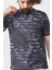 Mentality Çetinkaya Mentality 3692 V Yaka Normal Kalıp Lacivert Performans T-Shirt