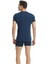 Silver V Yaka Kısa Kol Lacivert T-Shirt 9308 4