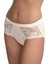 Private Büyük Beden Dantelli Krem Slip 1311 1