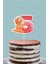 Baby Dinozor Temalı Ayaklı Rakam Panosu - 5 Yaş (40 Cm) 1