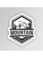 Mountain Adventure Outdoor Camping Karavan Sticker Etiket 1