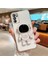 Samsung Galaxy S22 Ultra S908 Uyumlu Kılıf Astronot Gizli Standlı Silikon Tutuculu Katlanabilir Lazer Tpu 5