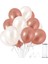 Metalik Rose Gold ve Beyaz Balon 1