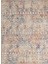 Şık Tasarımlı Eskitme Kilim Desenli Halı Kaymaz Taban Makinada Yıkanabilir Iskandinav Tarzı Bej Krem Renkli 2