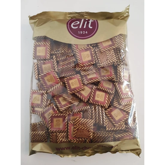 Elit Çikolata Elit Bohem Sütlü ve Bitter Çikolata Glütensiz 1 kg