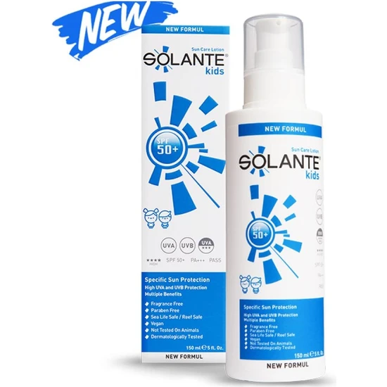 Solante Kids SPF50+ Güneş Koruma Losyonu 150 ml